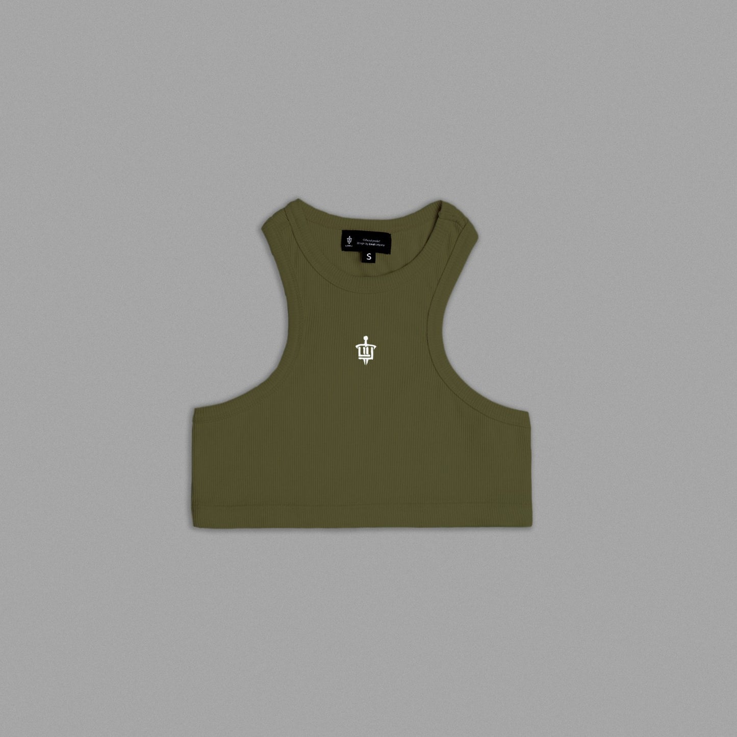 Crop Top Monarchy- Verde militar