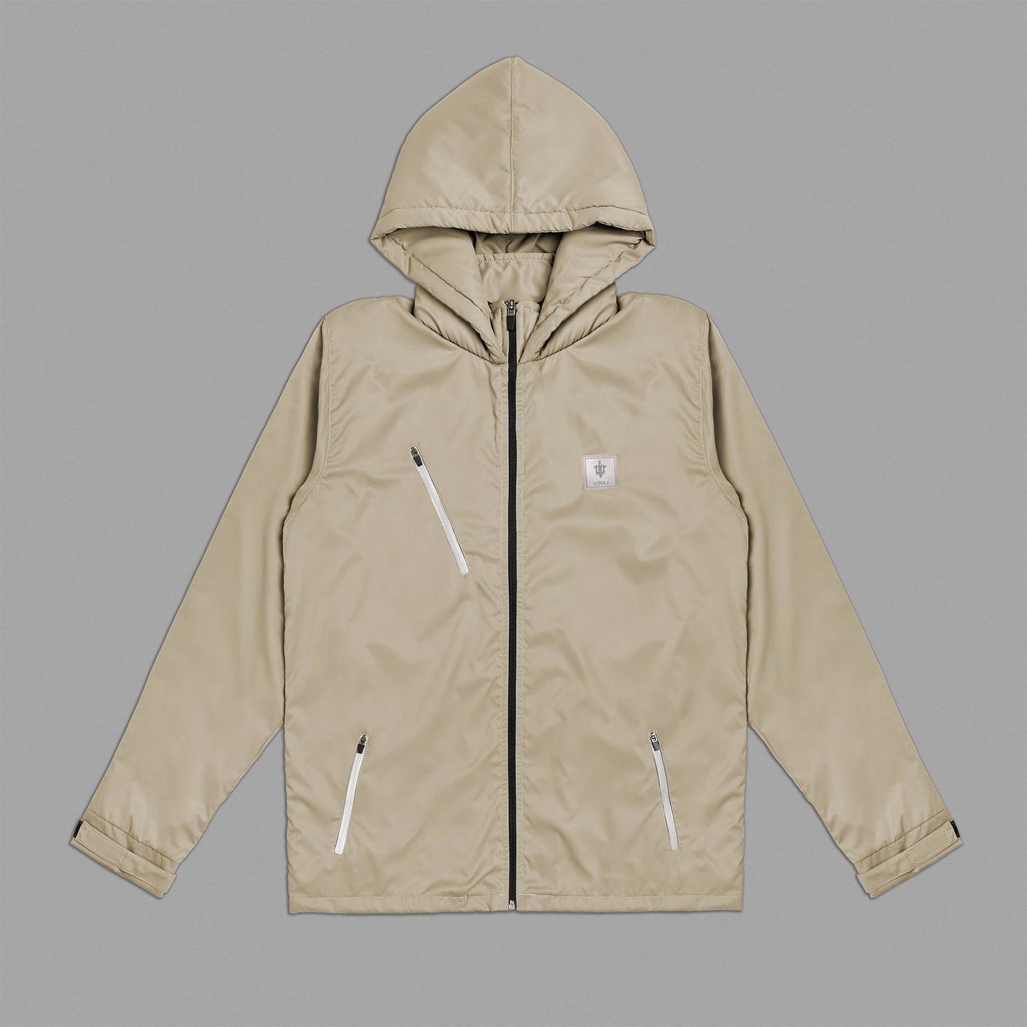 Chaqueta Impermeable Beige